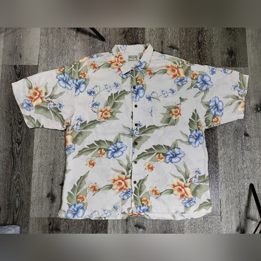 Bungalow Brand Mens Hawaiian Shirt 2XL